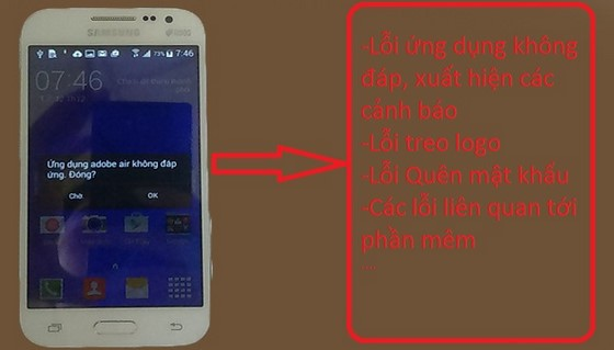 Khắc phục các lỗi phần mềm trên một số dòng điện thoại Samsung