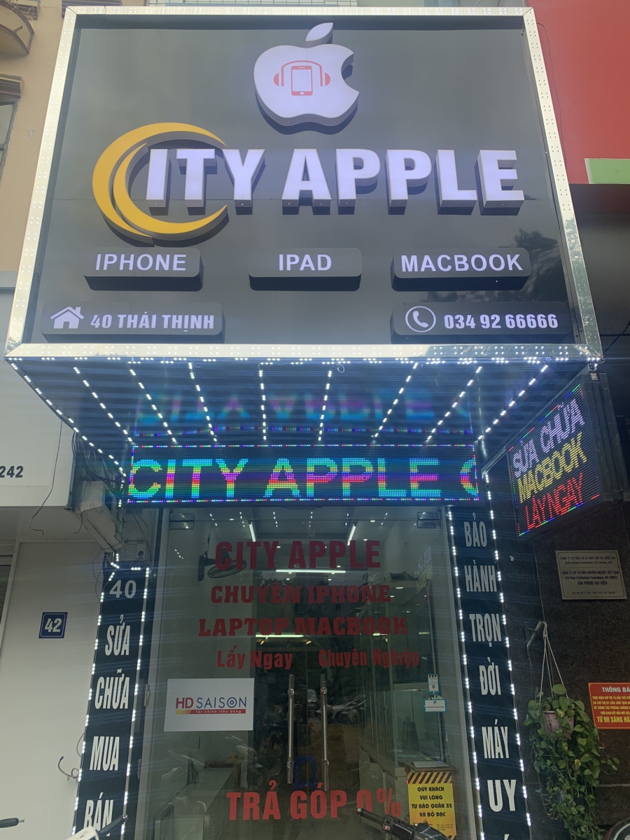 HỆ THỐNG CỬA HÀNG CITY APPLE - CHUYÊN MACBOOK IMAC IPHONE 