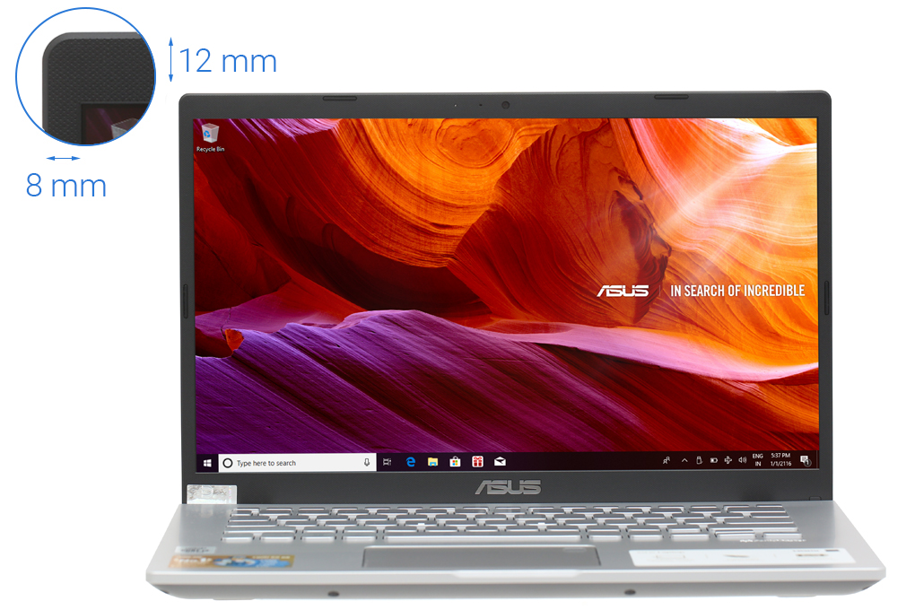 Laptop Asus VivoBook X409JA i3 1005G1/4GB/512GB/Win10 (EK015T)