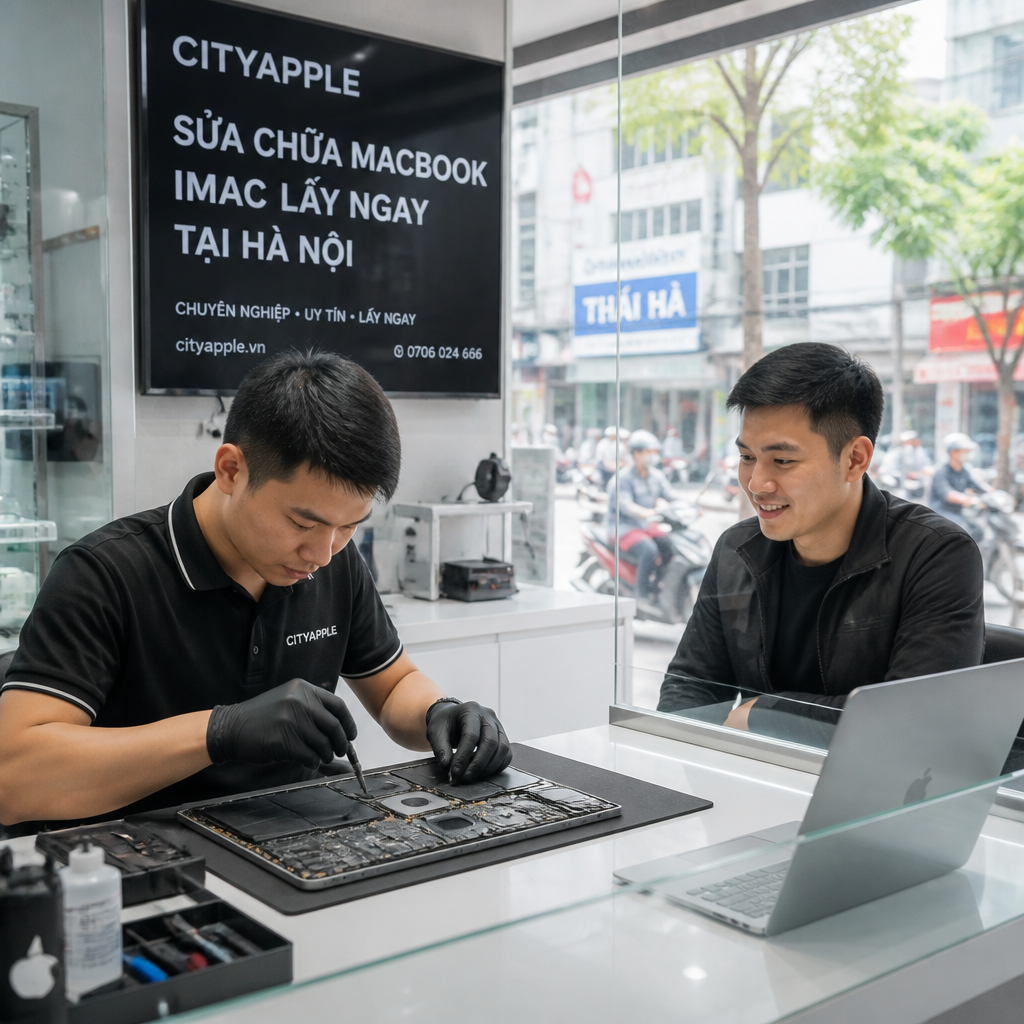 Top 7 cơ sở sửa MacBook giá rẻ và Uy tín nhất tại Hà Nội năm 2025