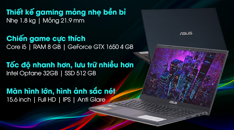 Laptop Asus VivoBook Gaming F571GT i5